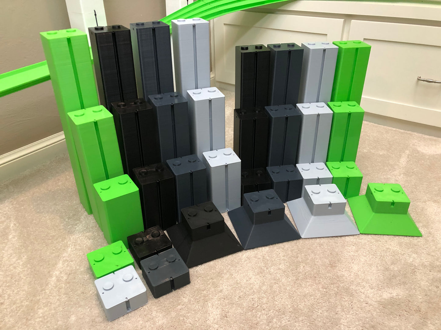 Modular Track Pillars
