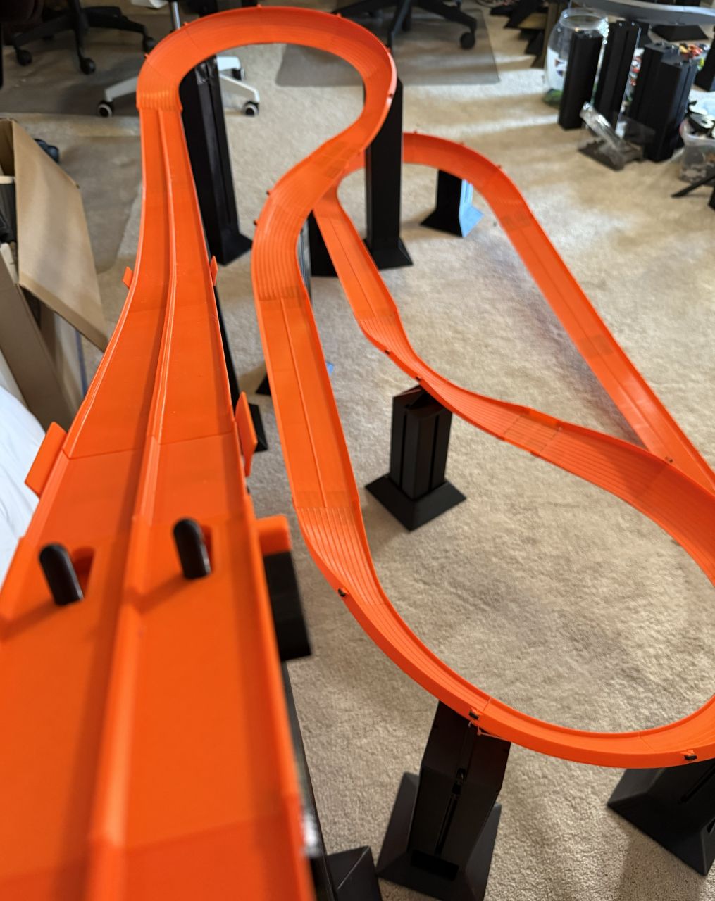 Custom Track Double Switchback Track with Jump