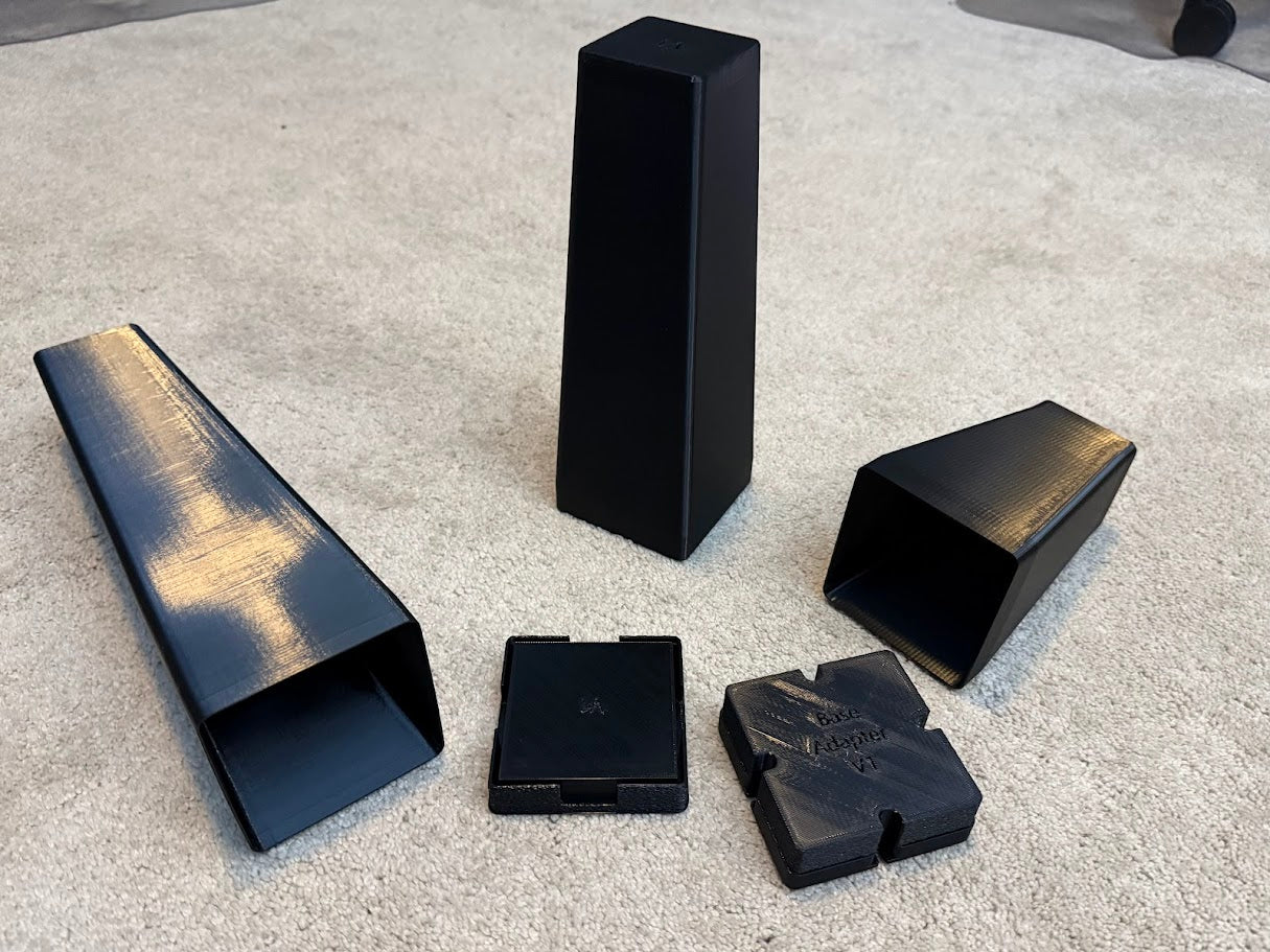Stackable Track Support Pillars